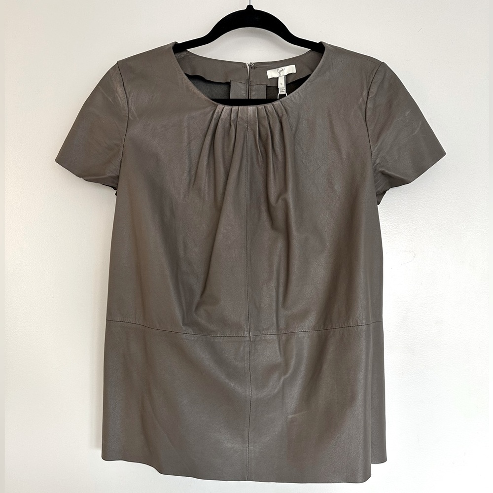 Leather Joie Top | 100% lamb leather | size Small